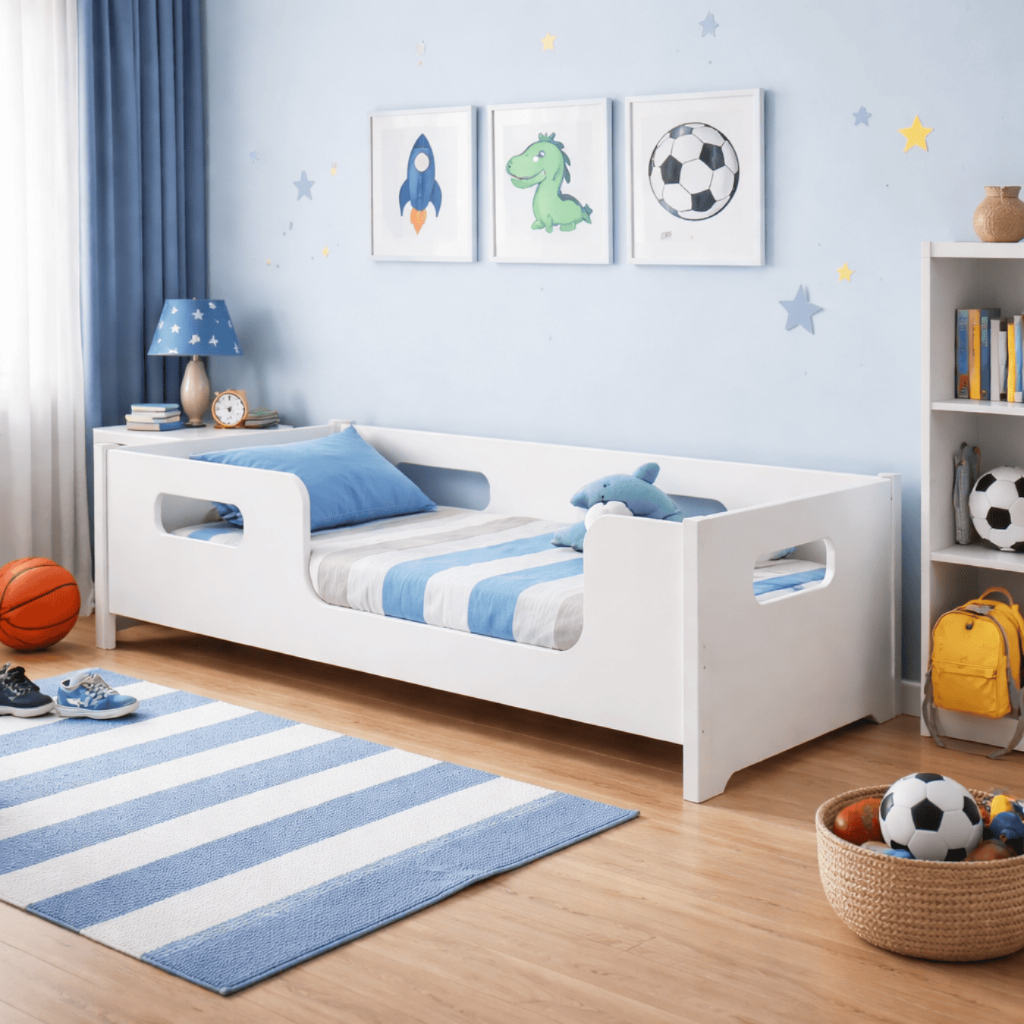 Cama Infantil Montessoriana Com Colchão Menina Menino Solteiro Juvenil em Oferta na Shopee