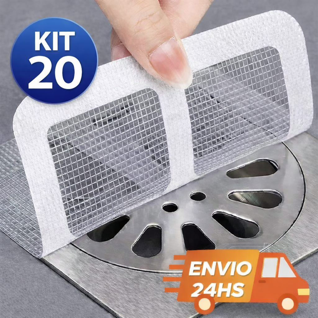 Kit 30 Protetores de Ralo Adesivos c/ Tela Descartável Anti baratas, Anti Entupimento e Anti Insetos em Oferta na Shopee
