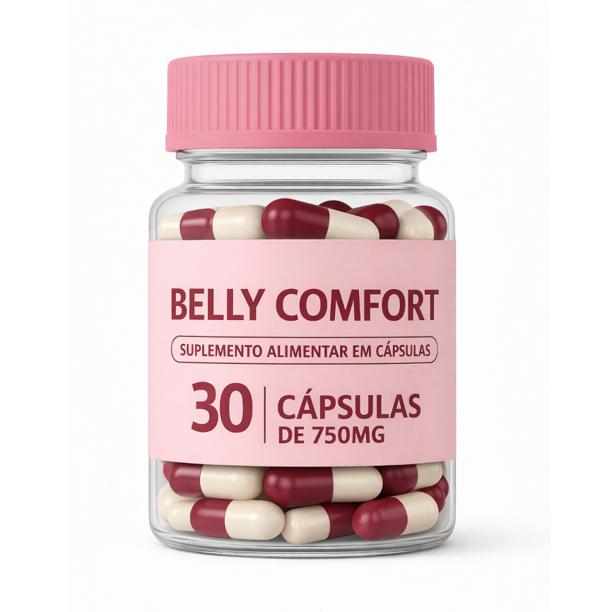 Belly Comfort – Suplemento Alimentar em Cápsulas | 30 Cápsulas | Bem-estar Digestivo em Oferta na Shopee