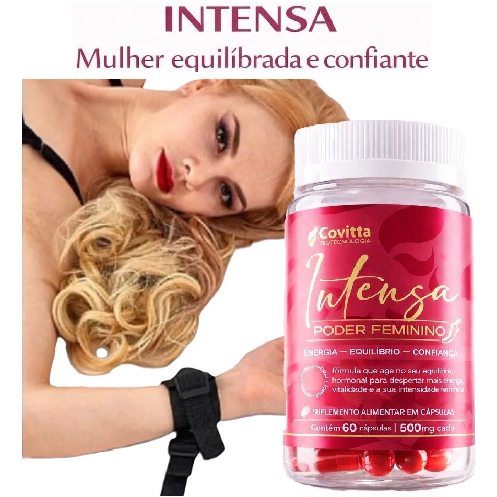 Suplemento para Mulheres L-Arginina + Saponinas 60 Cápsulas Intensa | Vitalidade e Bem-Estar - Covitta em Oferta na Shopee