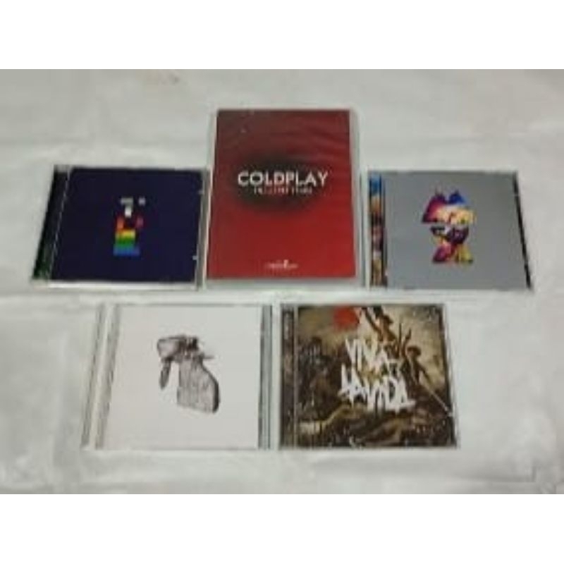 CD & DVD ( COLEÇÃO) COLDPLAY ( 4 CDs & 1 DVD LACRADO)