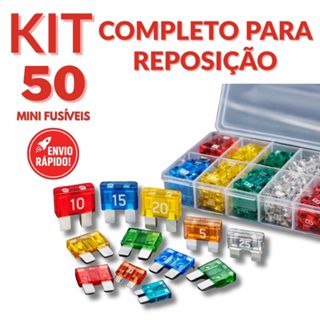Conjunto Mini Fusível Automotivo Colorido 5a 10a 15a 20a 25a 30a Carro Som Moto Reposição Completa em Oferta na Shopee