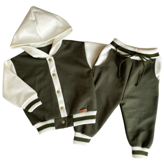 Conjunto Essencial Infantil Moletom com Capuz 2 Cores 1 a 3 anos em Oferta na Shopee
