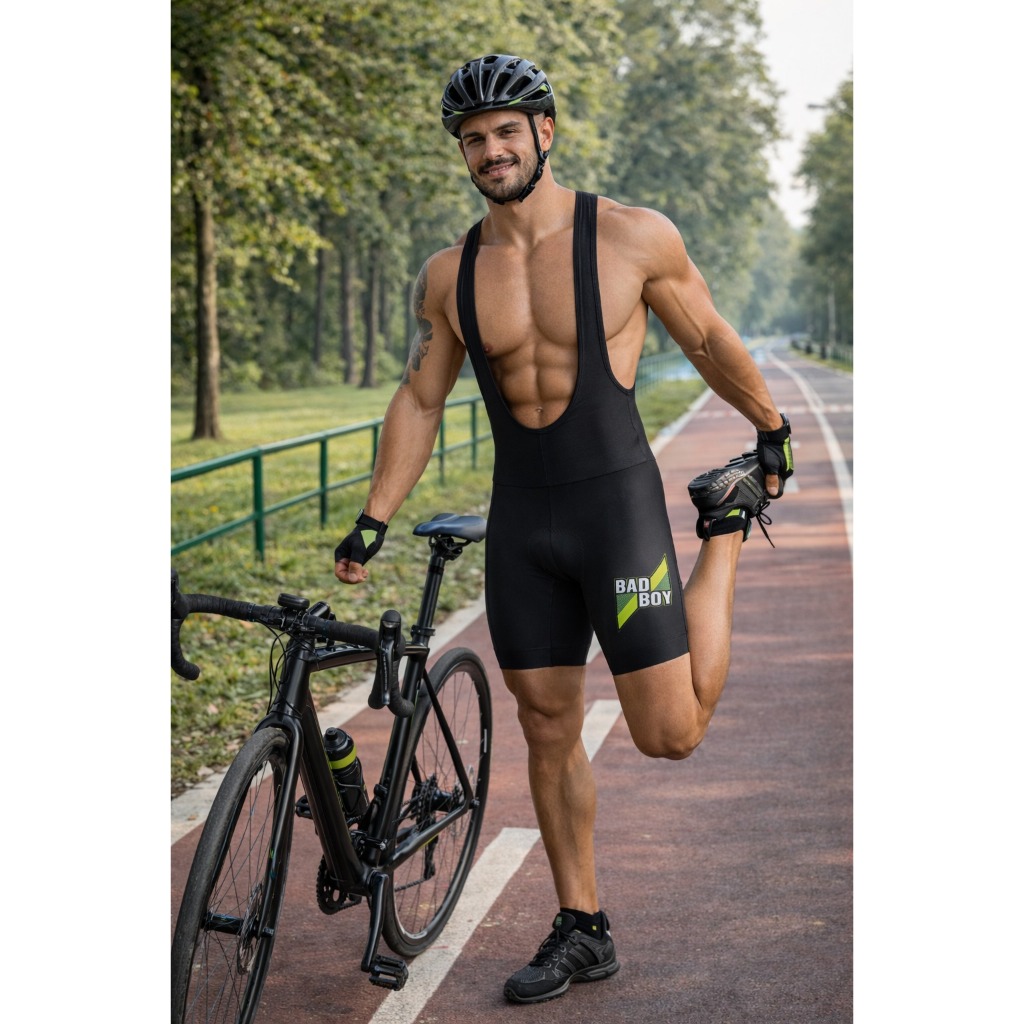 Bermuda Bretelle Ciclismo Pro D90 | Compressão + Forro Multigomos Duplo, Máximo Conforto ao Pedalar
