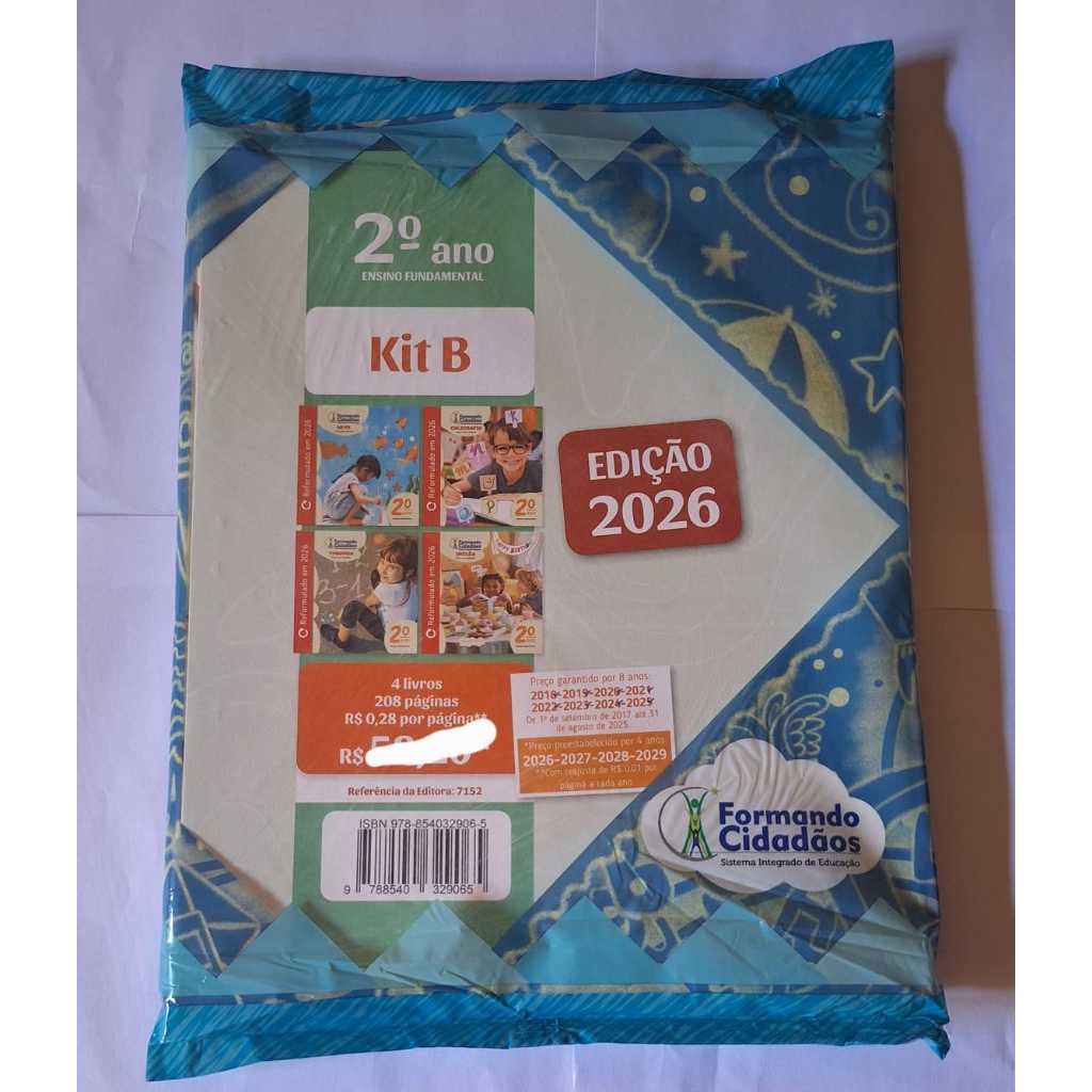 Kit A + B 2° Ano Formando Cidadãos.