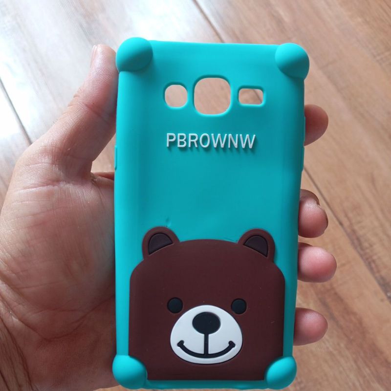 Capinha AZUL  mod. 🐻 J5 Silicone ANTI IMPACTO