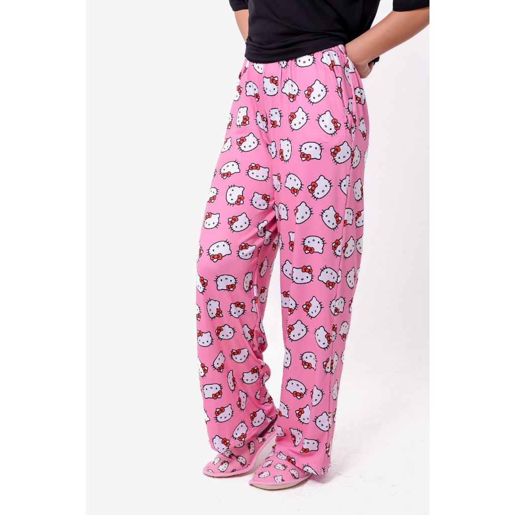 calça pijama Jack pijamas natalinos para homem e mulher,  pijamas temáticos casual hello kitty em Oferta na Shopee