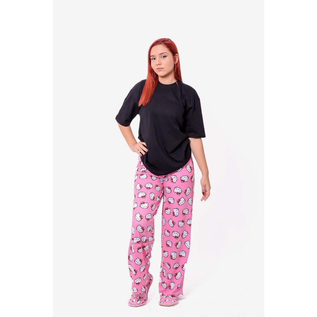 hello kitty grinch, calças para homem e mulher de natal.calça pijama natalina, unisex casual jack,