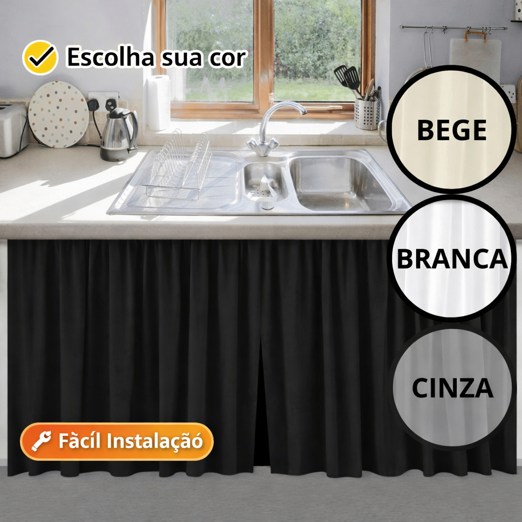 O que é Cortina de Plástico para Pia de Cozinha? Guia e Onde Comprar | BuscaProdutos