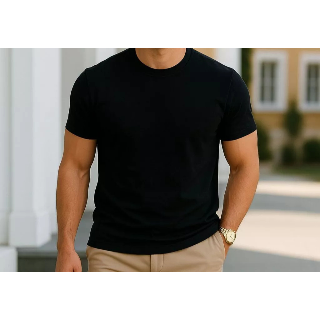 Camisa Masculina Moda Básica Algodão Para Uso Casual