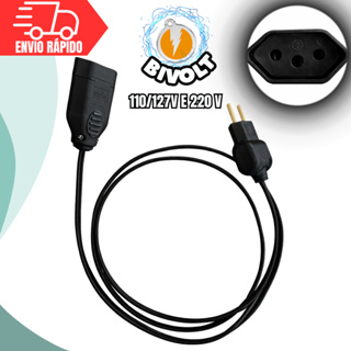 Extensão Elétrica Bivolt 10A Cabo Cordão Prolongador Paralelo 5Cm / 1 Metro / 1,5M / 2M / 3M /5M em Oferta na Shopee