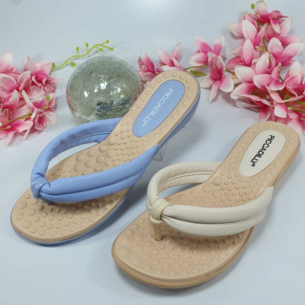 Chinelo Feminino Piccadilly Salto Anabela 500324  Leveza Conforto e Estilo para o Seu Dia a Dia