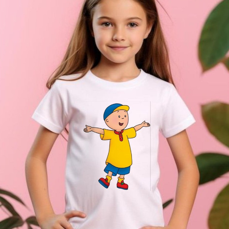 CAMISETA infantil, CAILLOU, moda infantil, filmes, desenhos animados, blusas personalizadas, aniversário
