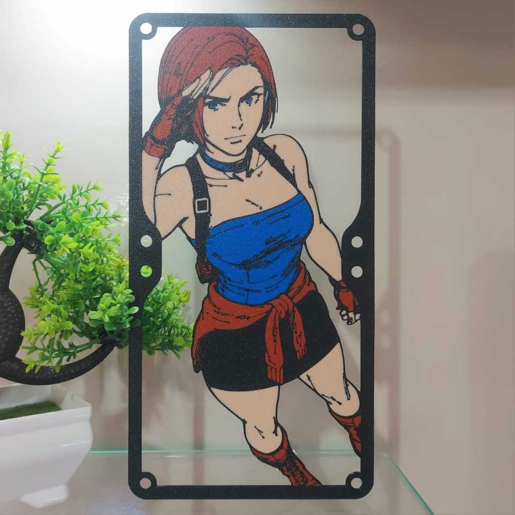GRADE GRELHA PARA COOLER FAN GRILL 240MM X 120MM JILL VALENTINE RESIDENT EVIL PC SETUP GAMER
