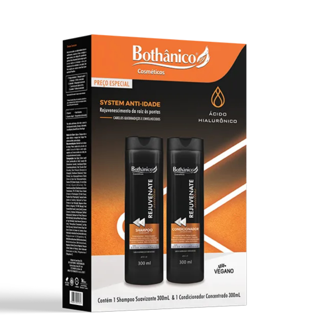 Kit Shampoo e Condicionador Excellens 300ml Bioplastia dos Flios ,Proteção Bothanico Hair Cosméticos