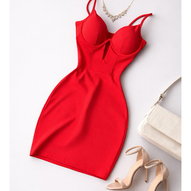 Vestido ARÔ curto tubinho festa balada em Oferta na Shopee