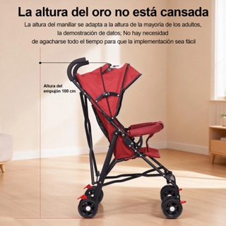 Carrinho de Bebê Leve e Pregável - Estilo Guarda-Chuva com Design Cartoon, Perfeito para Passeios em Oferta na Shopee