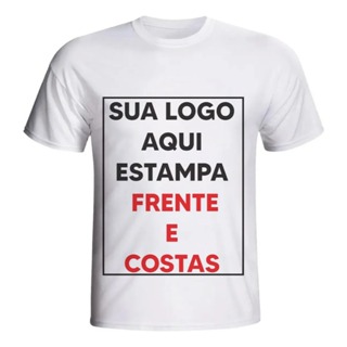 Camiseta Personalizada Unissex - Com Sua Estampa, Logo, Arte Sua Estampa - em Oferta na Shopee