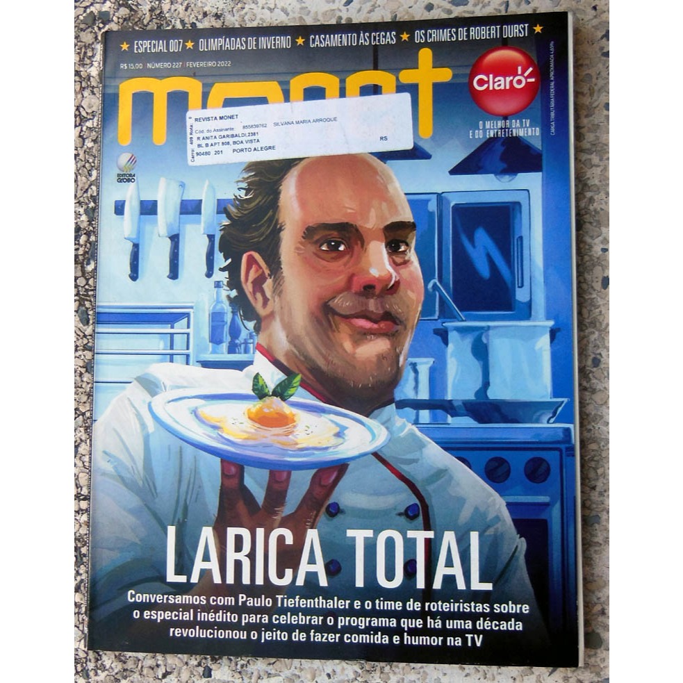 Revista Monet 227 Larica Total 007James Bond Rainha Elizabeth 2022