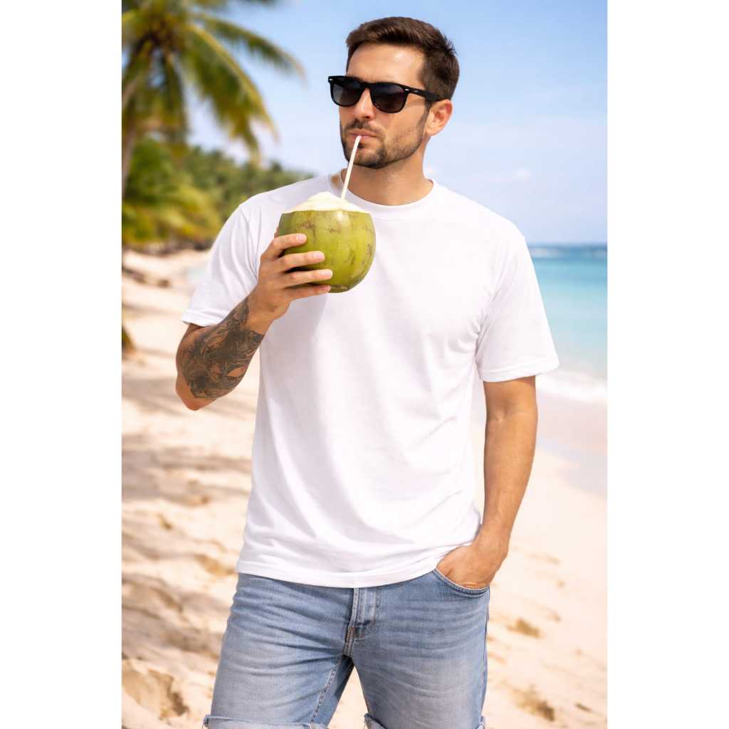 Camisetas Brancas para Sublimação | Kit 5 ou 10 Unidades