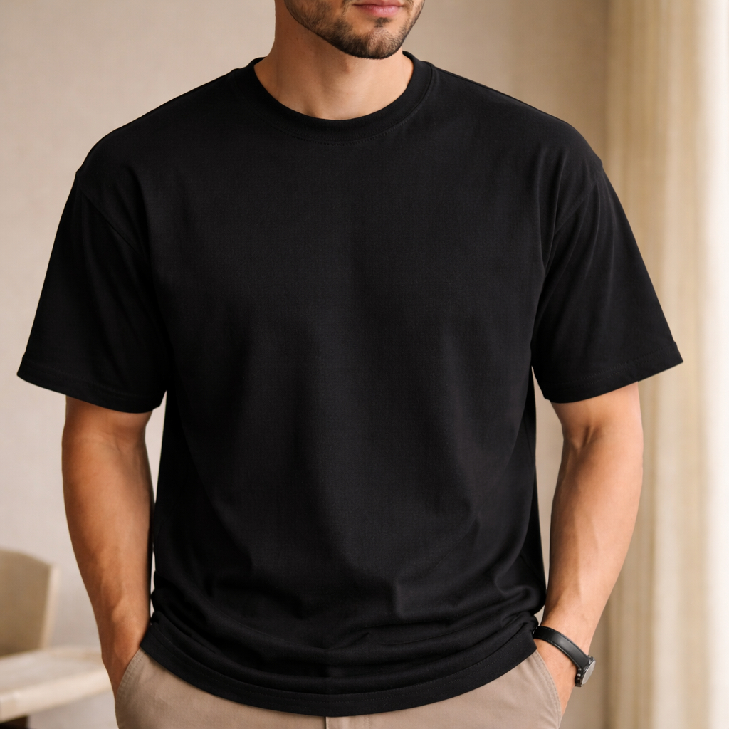 Camiseta Lisa Premium 100% Algodão Peruana Básica