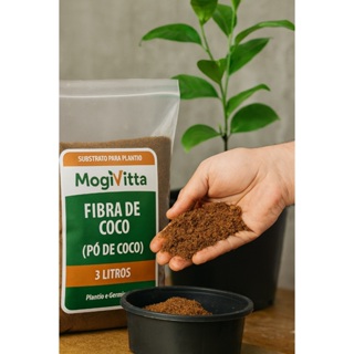 Fibra Pó De Coco - Substrato Orgânico - Enraizamento Plantio Arejante - Samambaia Rosa Deserto em Oferta na Shopee