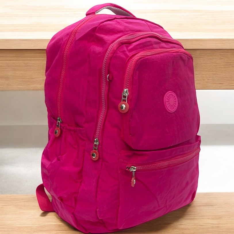 Mochila Escolar Grande • Nylon Tactel • Volta às aulas • Reforçada em Oferta na Shopee