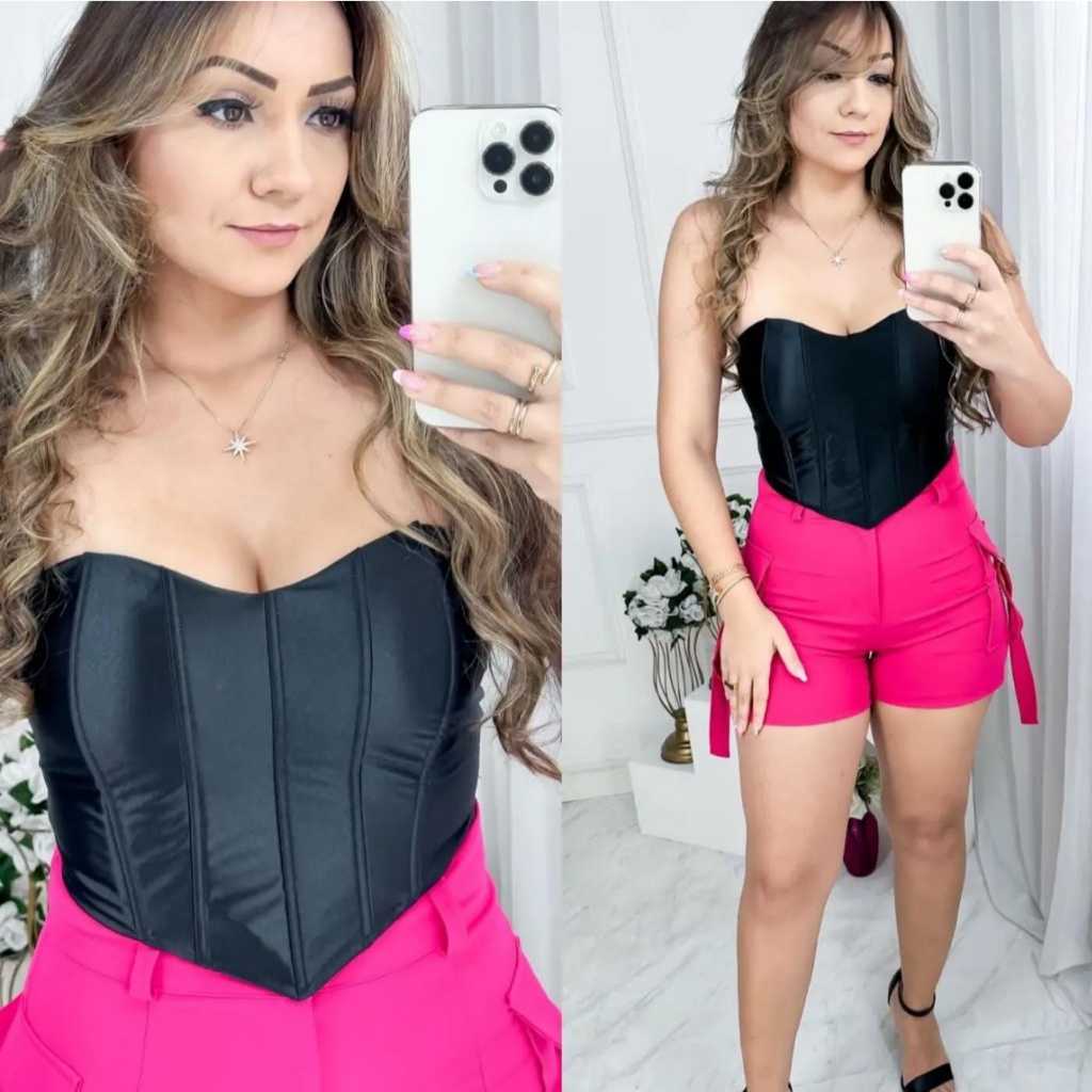 Corset Carnaval 2026 | Ajustável | Pronta Entrega | 3 Cores Poderosas