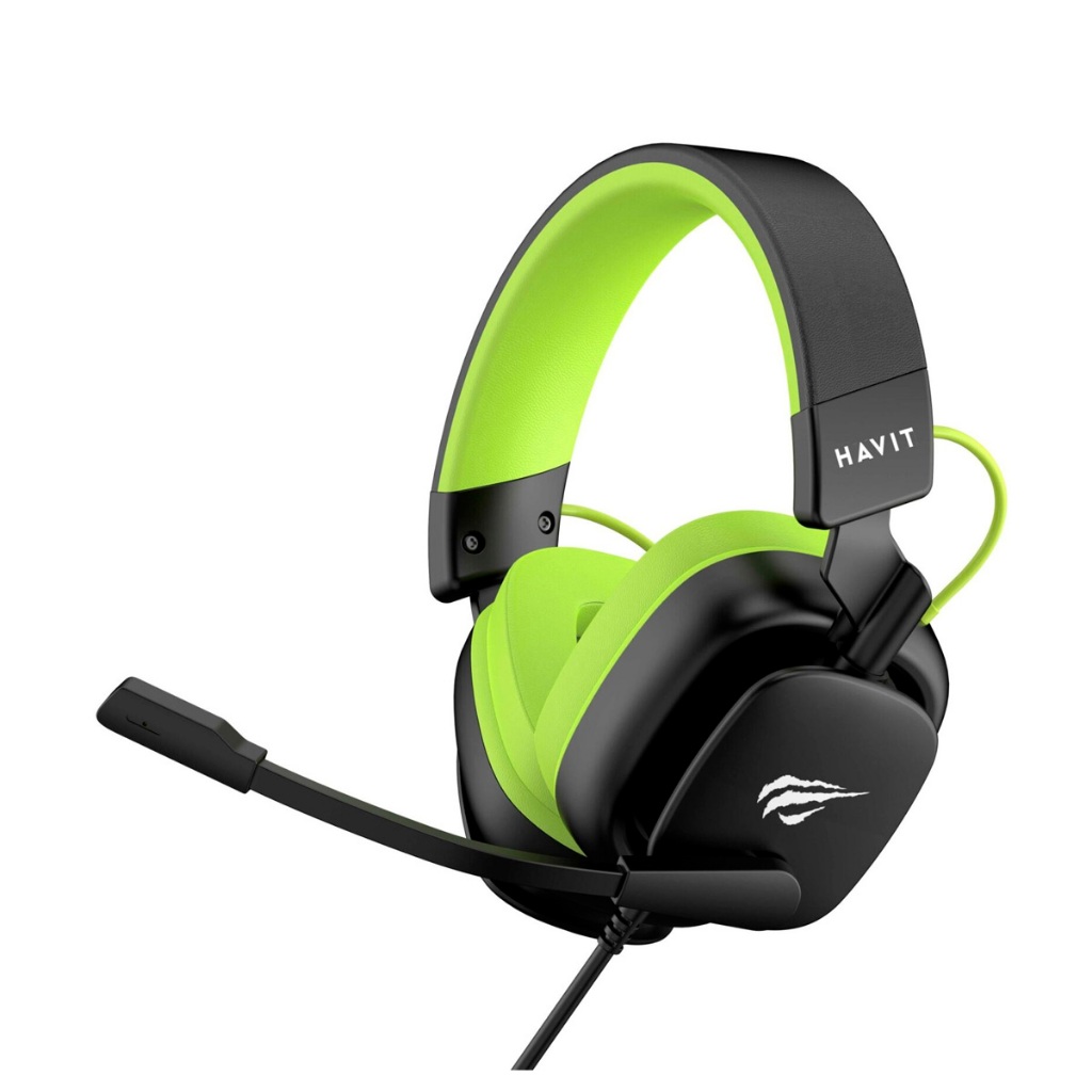 Headset Gamer Havit Gamenote H2048U USB 7.1 RGB Preto/Verde