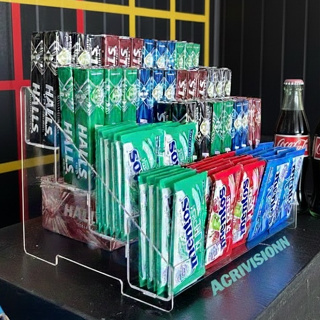 EXPOSITOR ACRILICO ORGANIZADOR PARA ESMALTE E DOCES-DISPLAY BALCÃO TRANSPARENTE em Oferta na Shopee