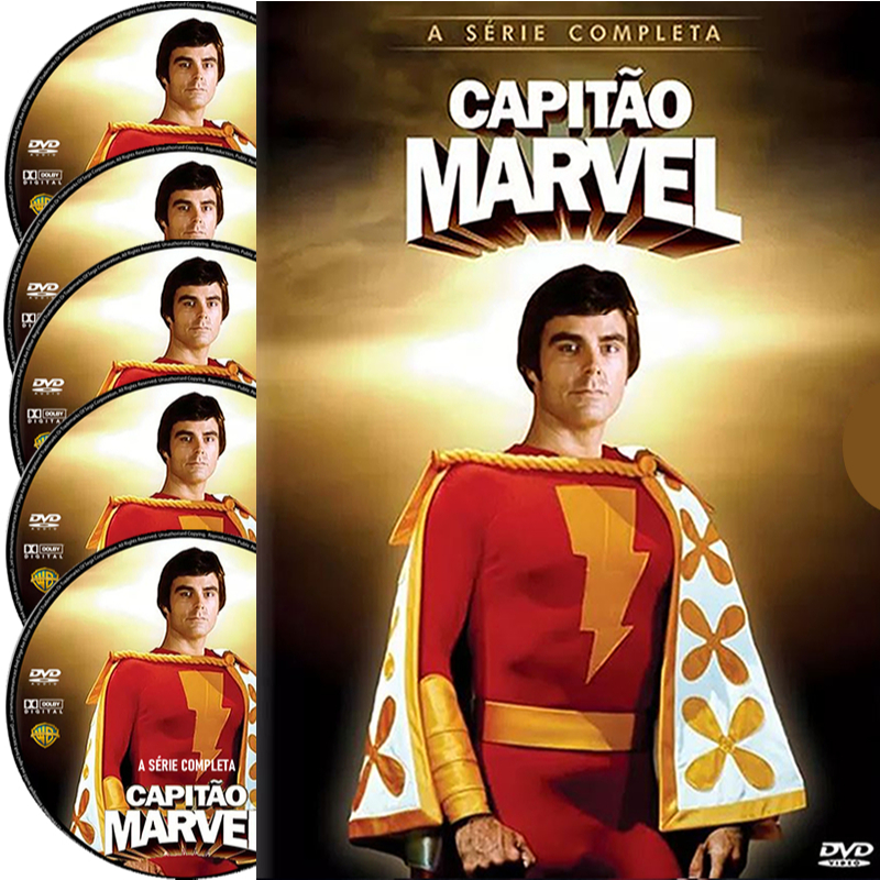 DVD Série Shazam! Capitão Marvel Seriado Clássico em dvd