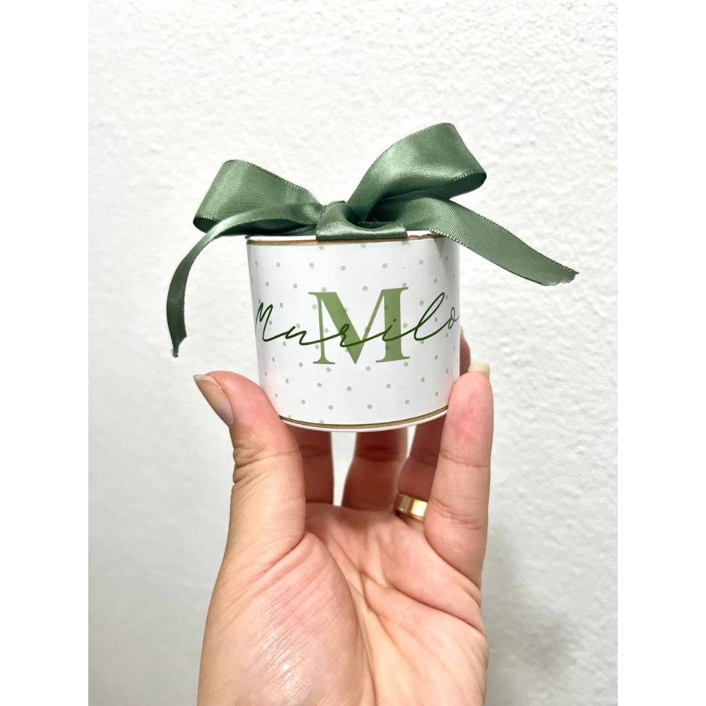 Tubolata Personalizada 5x6 | Lembrancinha para maternidade, casamento, chá de bebê, aniversário