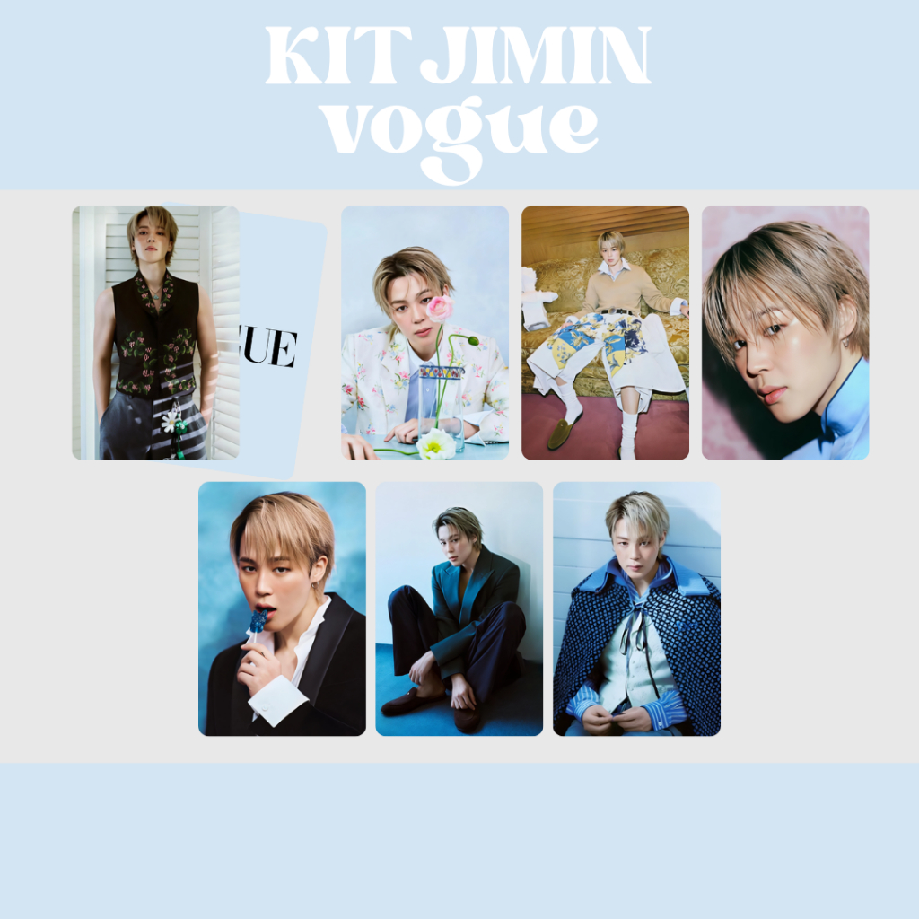 KIT DE PHOTOCARDS JIMIN VOGUE (revista)