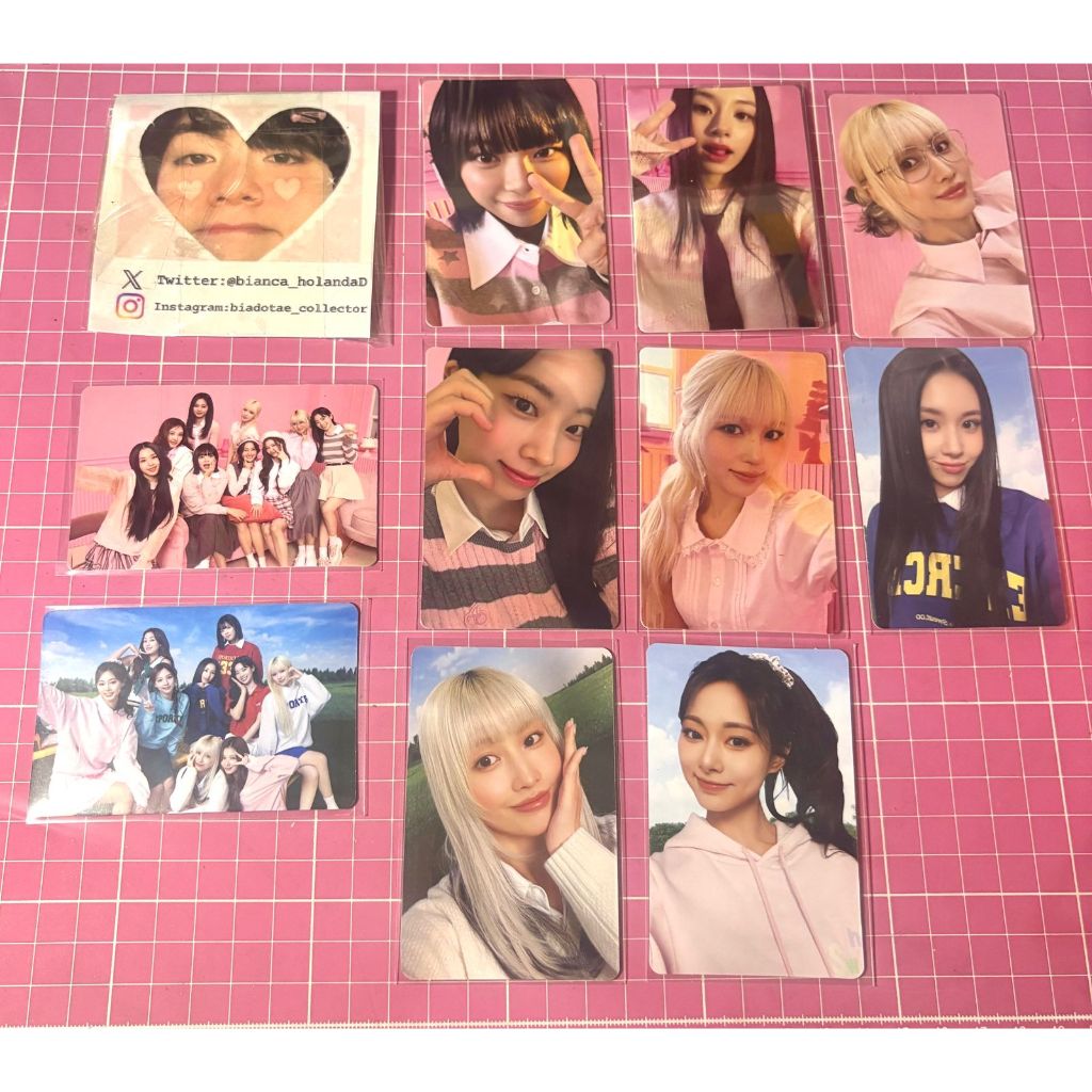 TWICE PHOTOCARD INDONÉSIA OFICIAL COM AVARIA DE FÁBRICAÇÃO (PRONTA ENTREGA)