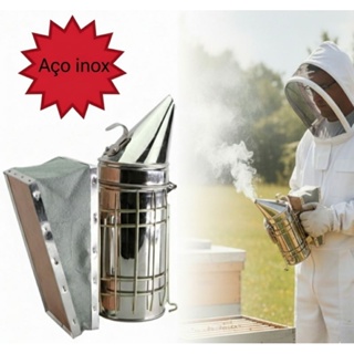 Fumigador para Manejo apicultura inox 1,7lt Para Menejo em Oferta na Shopee