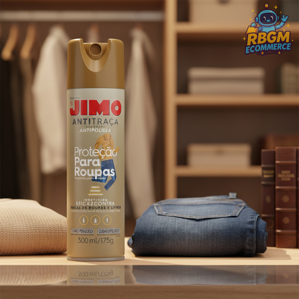 Anti Traça Jimo 300ml - Repele e acaba com as Traças - Jimo Antitraças Spray em Oferta na Shopee