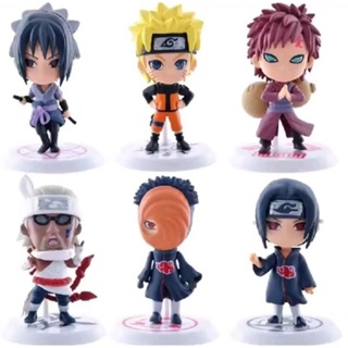 Mini Bonecos estatueta Anime Naruto Uzumaki em PVC, 8cm em PVC. em Oferta na Shopee