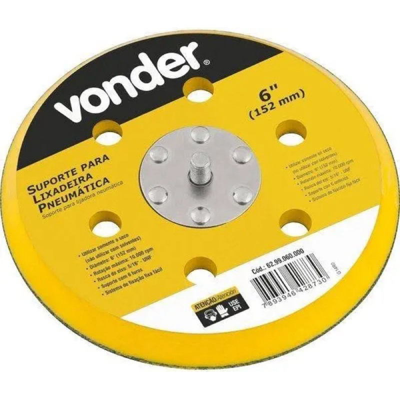 Suporte disco Vonder base para lixadeira roquite  pneumática