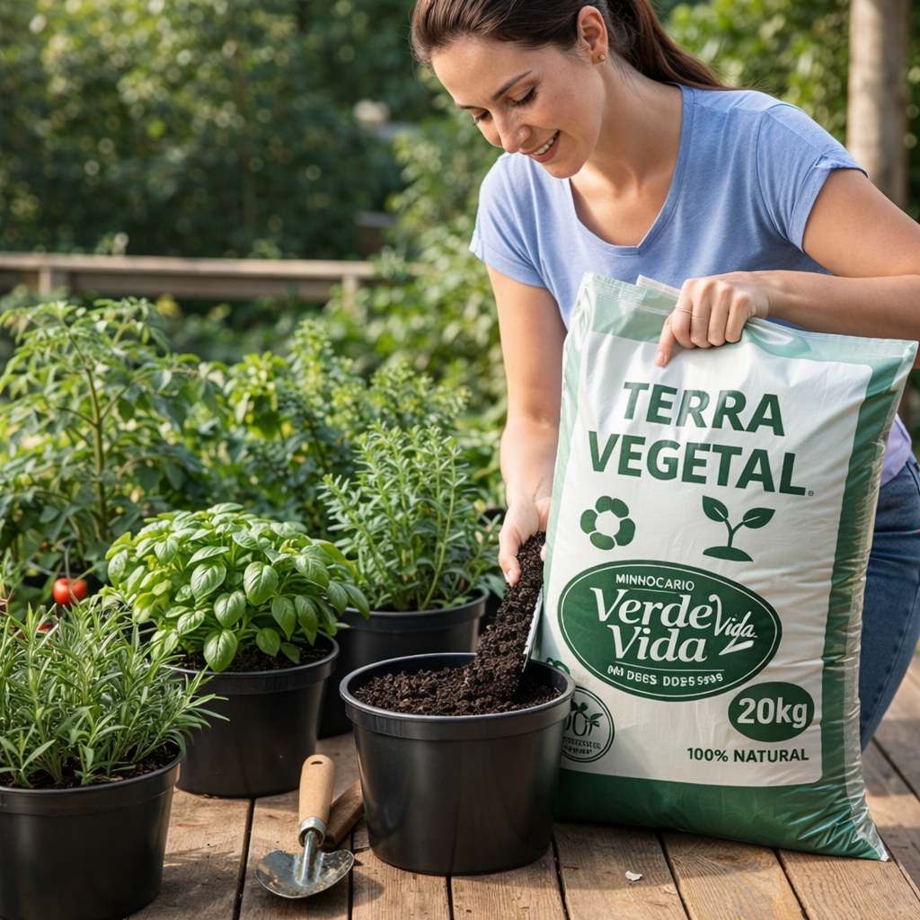 Terra Ecológica Verde Vida com Húmus e Esterco Bovino - Escolha a Quantidade!  30kg por compra