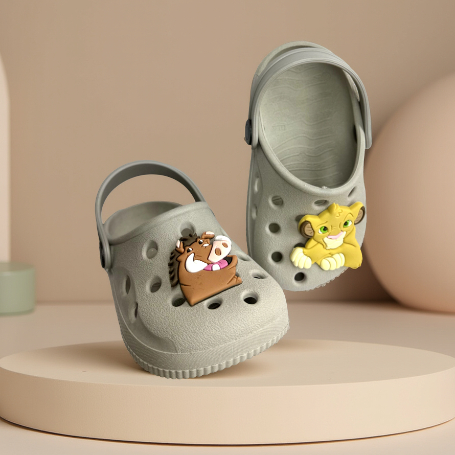 Babuche Sandália Unissex Infantil Masculino e Feminino Personagem Leão Confortável e Macio