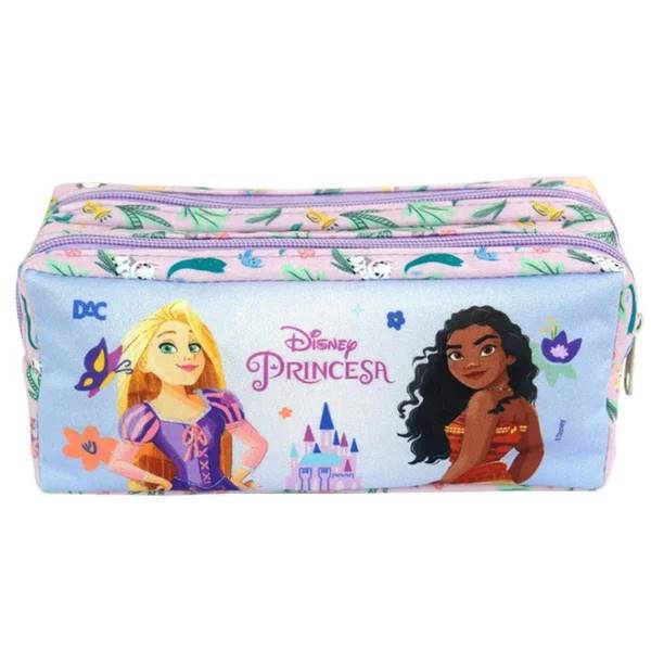 Kit Estojo Duplo Princesas Dac Original + Kit Escolar Princesas