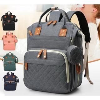 Mochila Bolsa Maternidade Mamãe Bebê Impermeável Porta mamadeira Fralda Menina Menino luna hyq