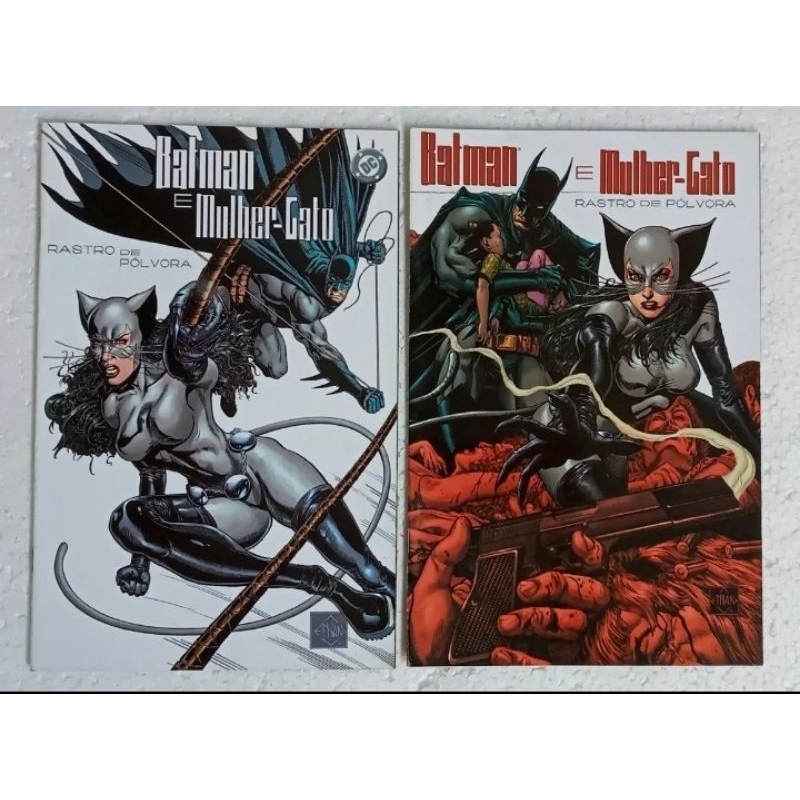 Batman & Mulher-Gato - Rastro De Pólvora - Minissérie/Panini - completa 2 hq