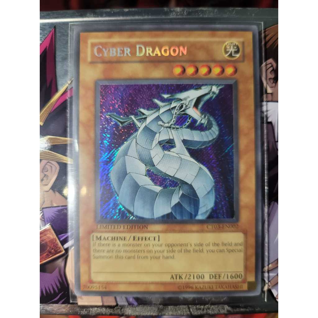 Cyber Dragon - Raridade SECRET - CARTA DA LATA DE 2006 - Yugioh! Original Konami.