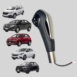 Manopla Câmbio Automático Spin Onix Prisma Cobalt Tracker | Alavanca