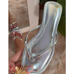 Sandália Rasteirinha Feminina Verão 2026 Lançamento Charmosa Elegante Confortável Leve Chinelo 34 ao 40