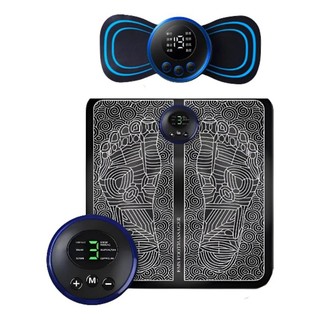 Kit  1 Massageador Portátil + 1 Tapete Massageador Portátil