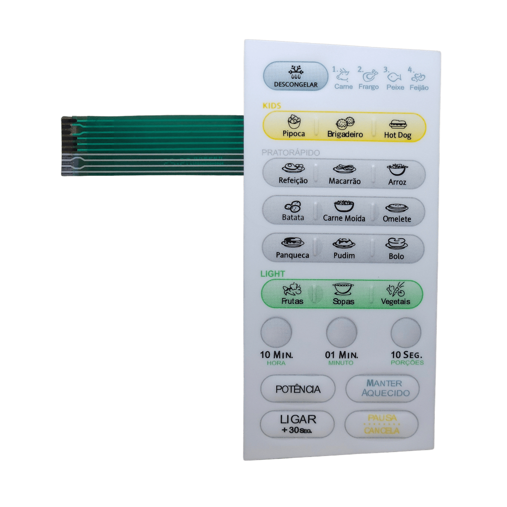 Membrana Teclado Microondas Electrolux ME21S