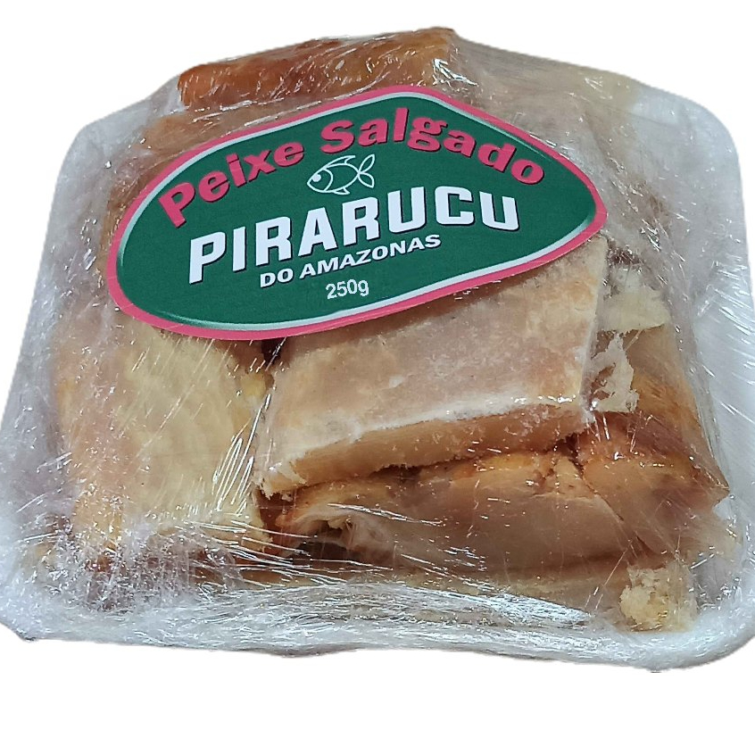 Pirarucu seco e salgado | 250gr - Entrega Rapida em Oferta na Shopee