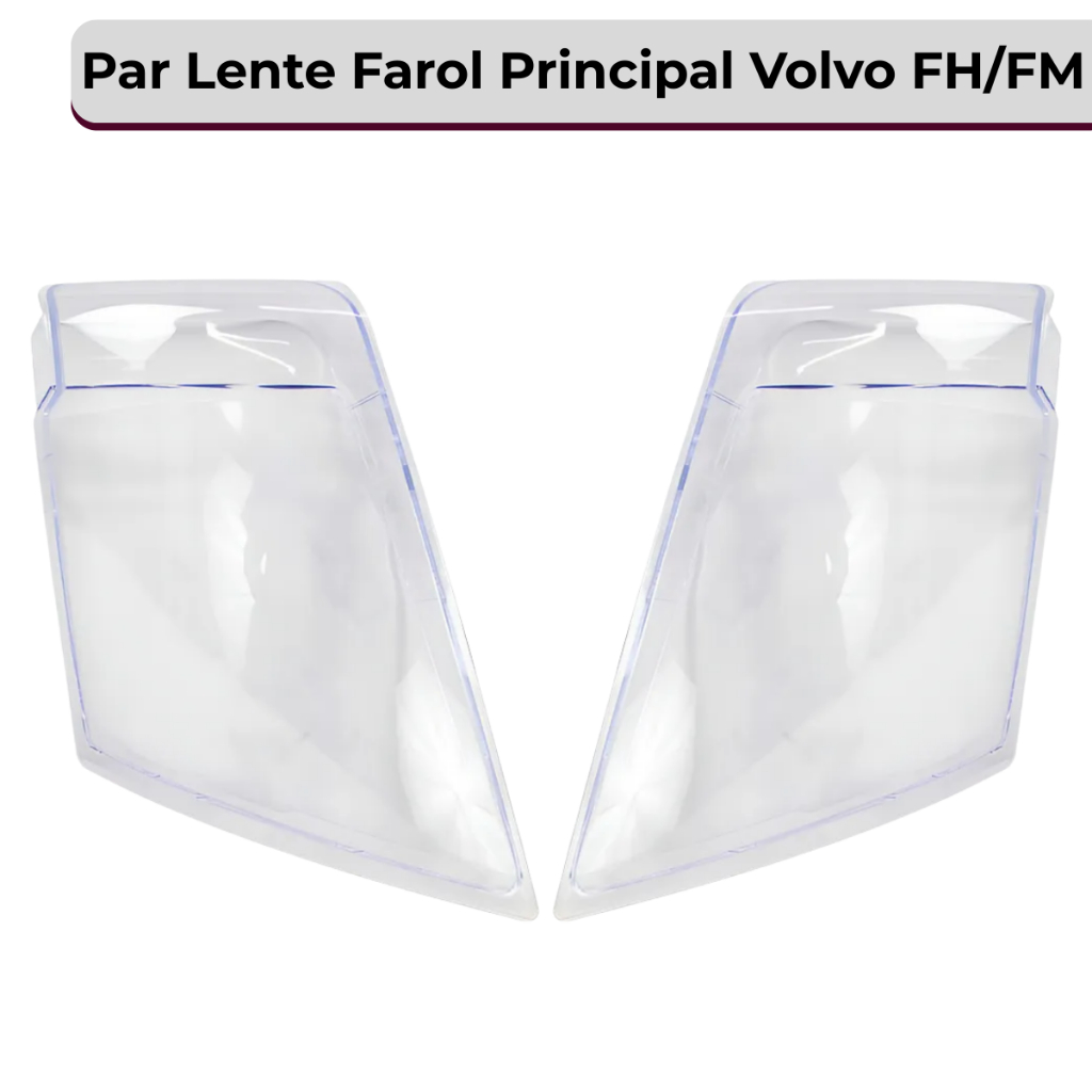 Lente Farol Principal Volvo Fm Fh 2010 A 2014 Acrílico